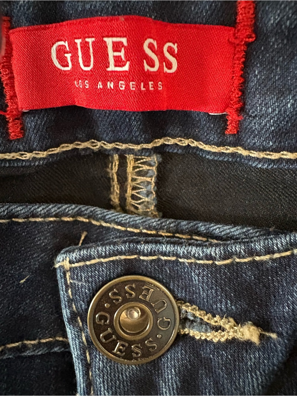 GUESS Women's Medium Wash Skinny Jeans - Blue - Picture 2 of 5